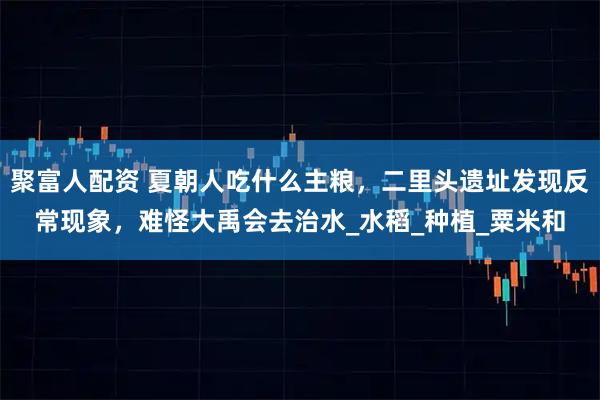 聚富人配资 夏朝人吃什么主粮，二里头遗址发现反常现象，难怪大禹会去治水_水稻_种植_粟米和